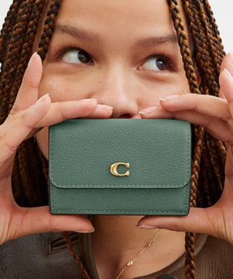 ＜COACH＞ミニ　トライフォールド　ウォレット